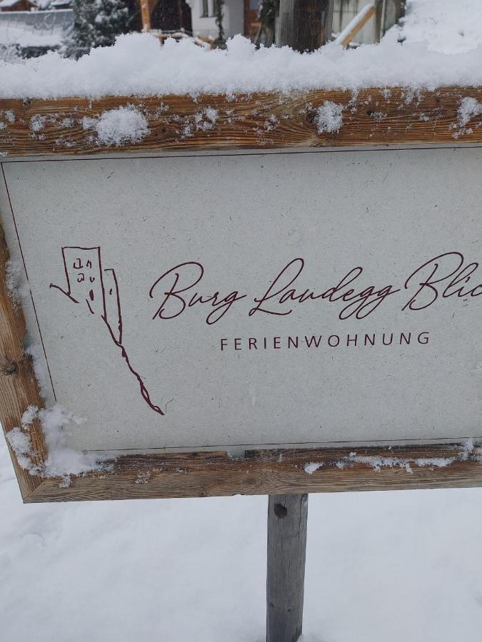 Burg Laudegg Blick Apartman Faggen Kültér fotó